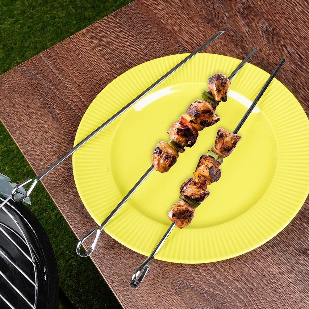 10 essential grilling tools in bag, stainless steel