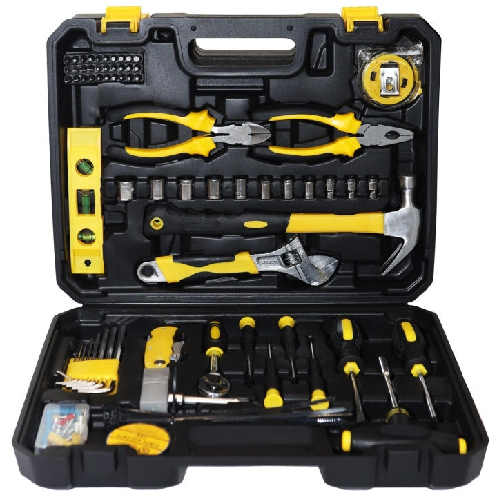 111-Piece Tool Set with Wrenches, Screwdrivers, Bits