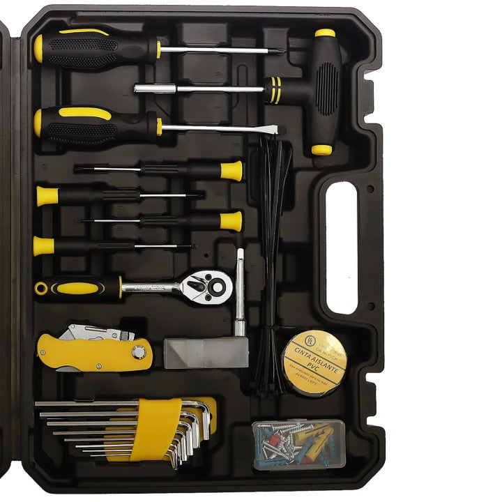 111-Piece Tool Set with Wrenches, Screwdrivers, Bits