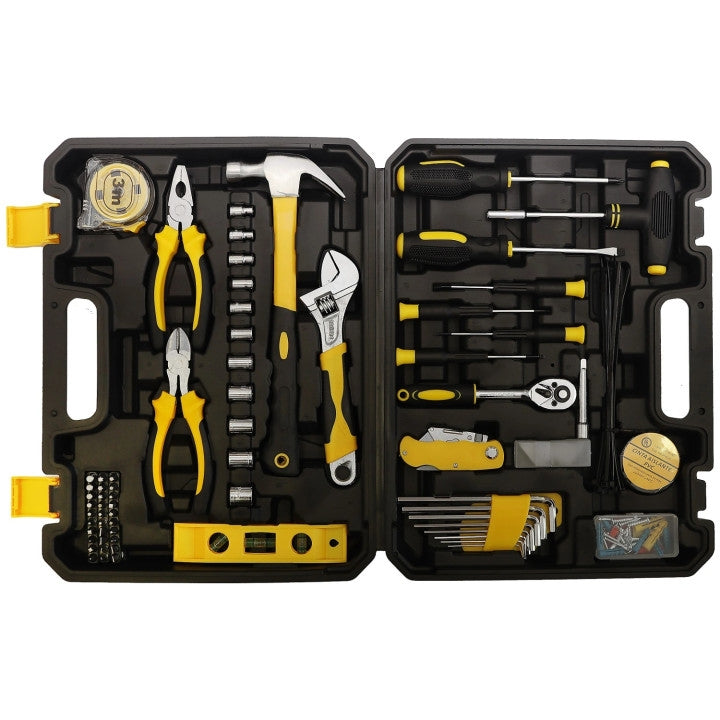 111-Piece Tool Set with Wrenches, Screwdrivers, Bits
