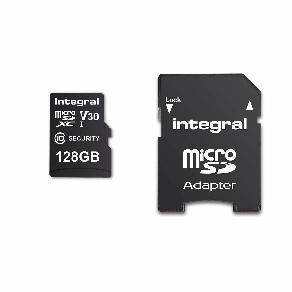 128GB security camera microSD card for dashcams, home cameras, CCTV, body cameras and drones