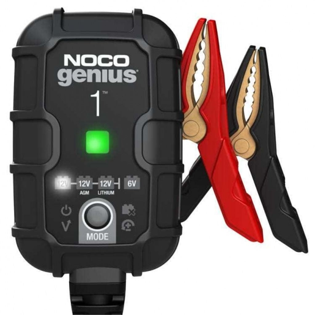 12V Noco charger 1A 2-30Ah (AGM, EFB, SMF, Li-ion)