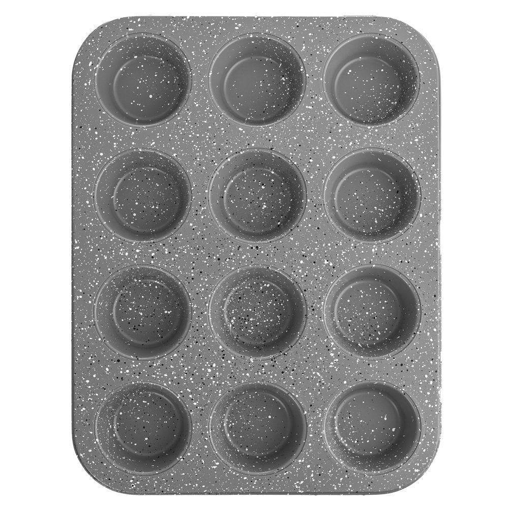 12-muffin tin: Non-stick, dishwasher safe, minimal fat