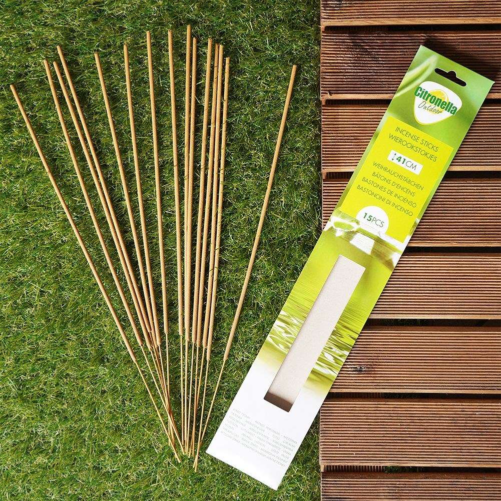15-pack of incense sticks with a refreshing lemon aroma