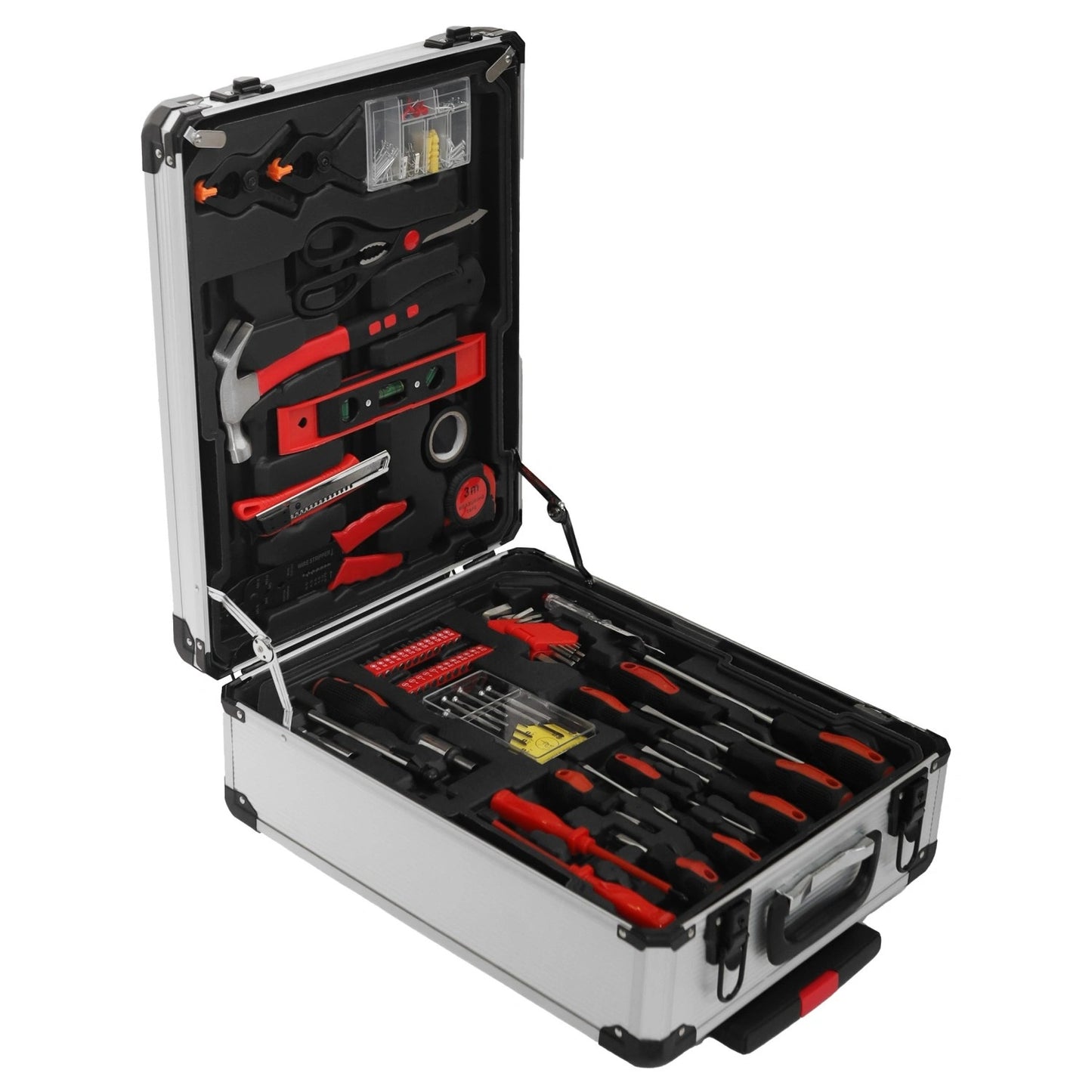 189-Piece Tool Set with Rolling Case – Wrenches, Screwdrivers