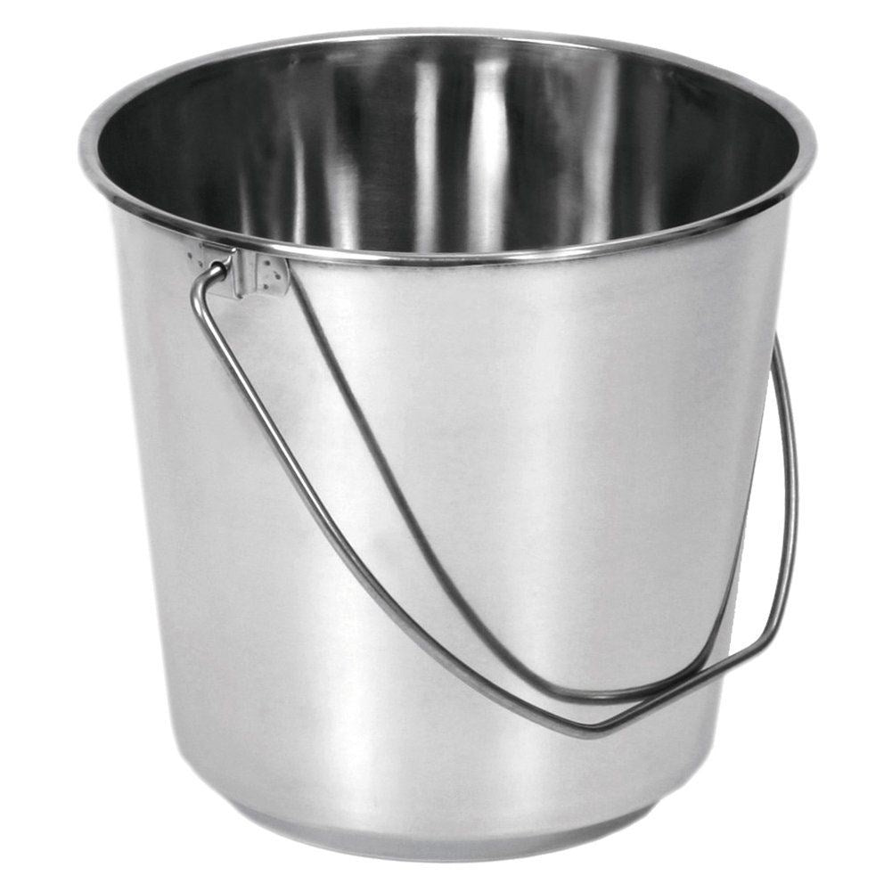18-liter Stainless Steel Bucket with Handle