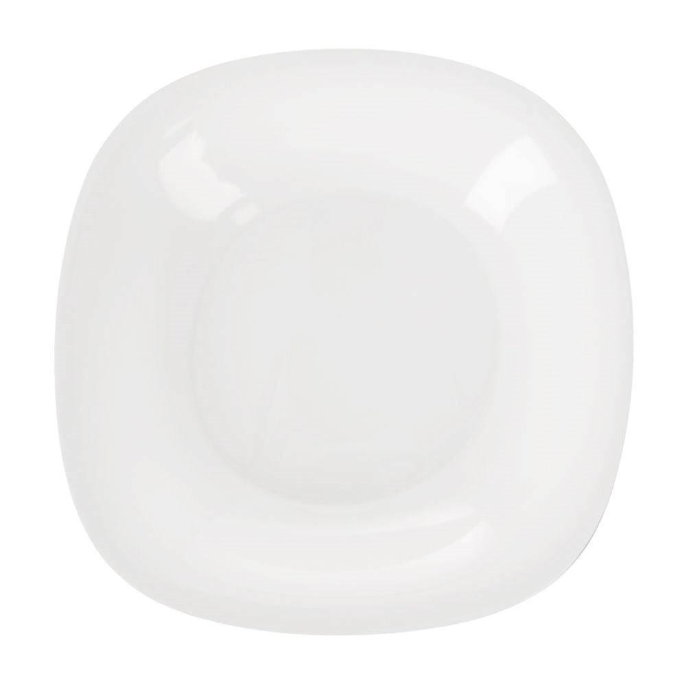18-piece opal glass tableware for 6 people, dishwasher and microwave safe