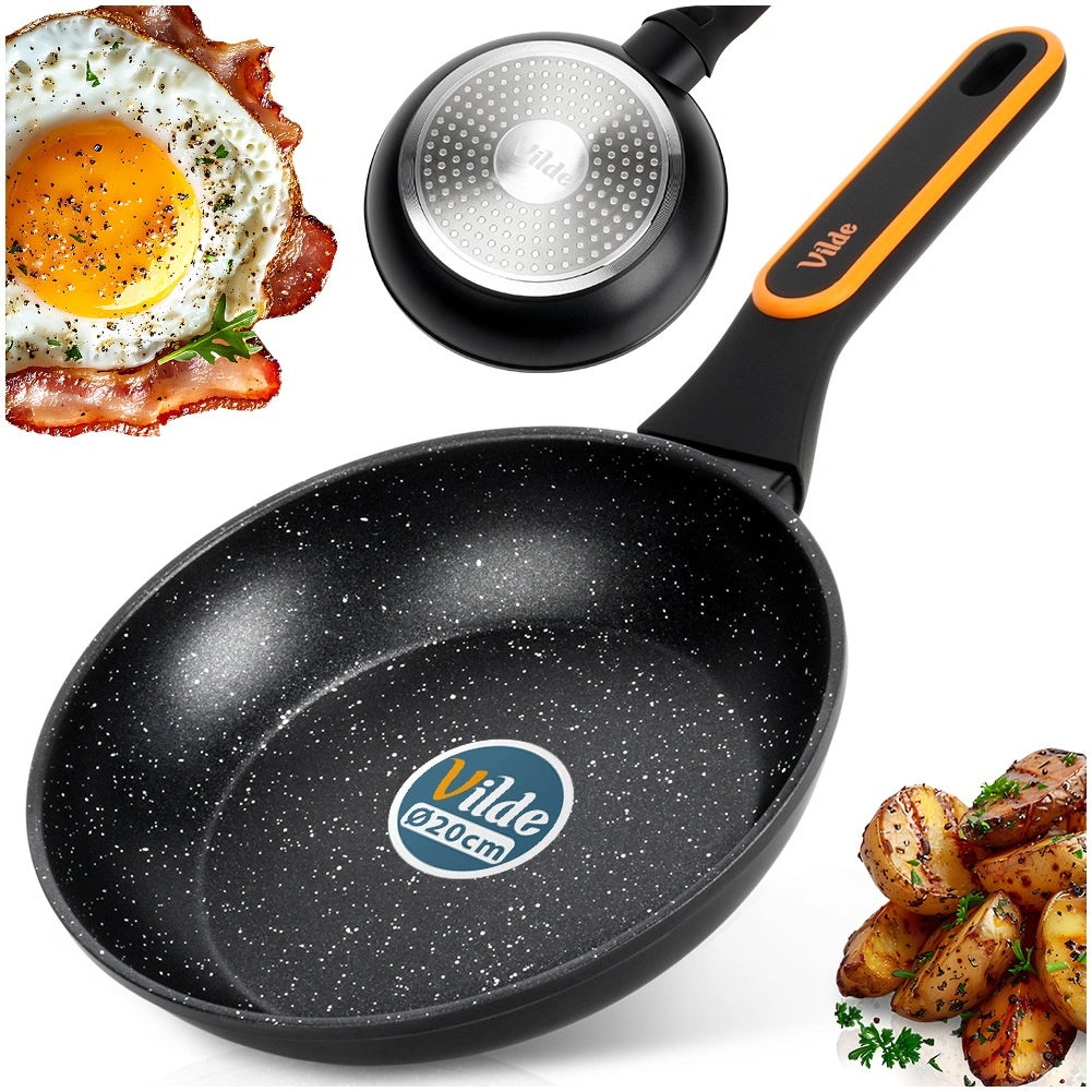 20 cm Non-Stick Granite Frying Pan, Dishwasher Safe