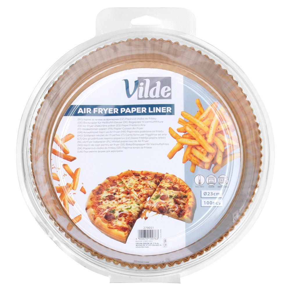 23 cm Round Air Fryer Liners, 100-Pack