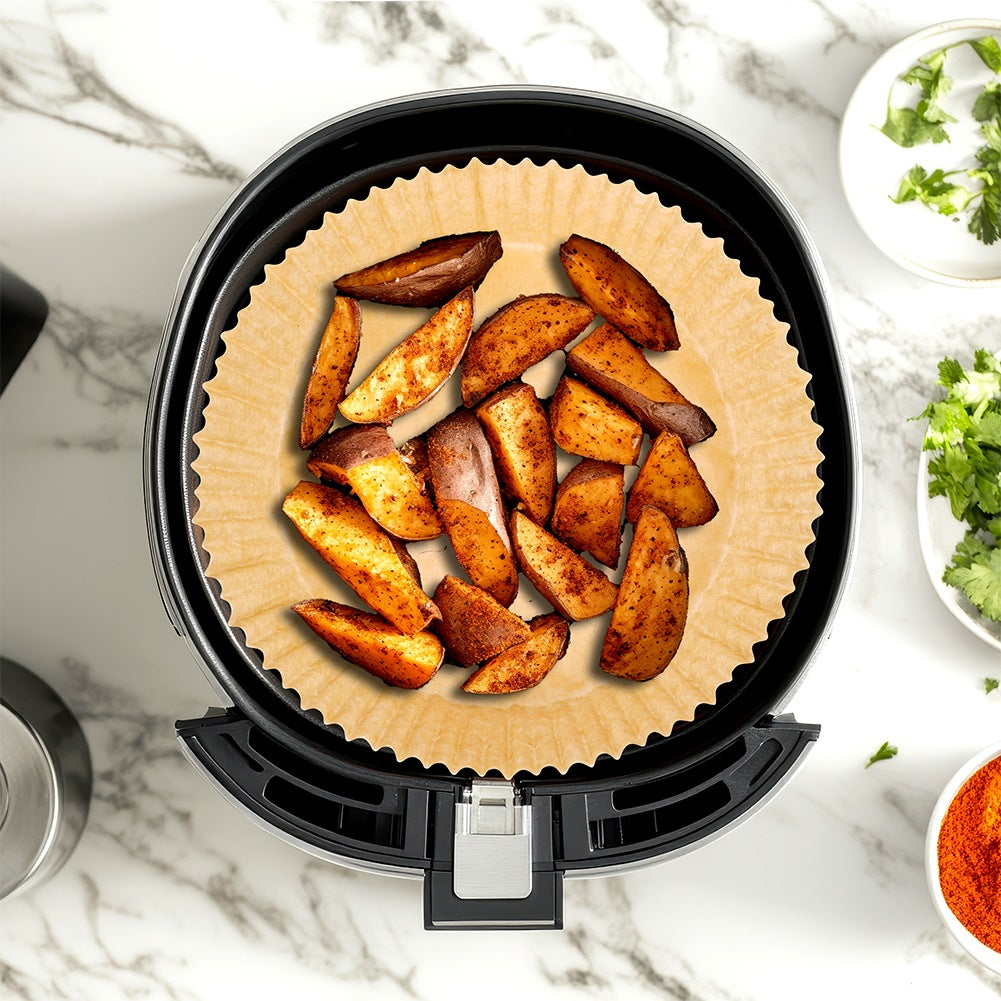 23 cm Round Air Fryer Liners, 100-Pack