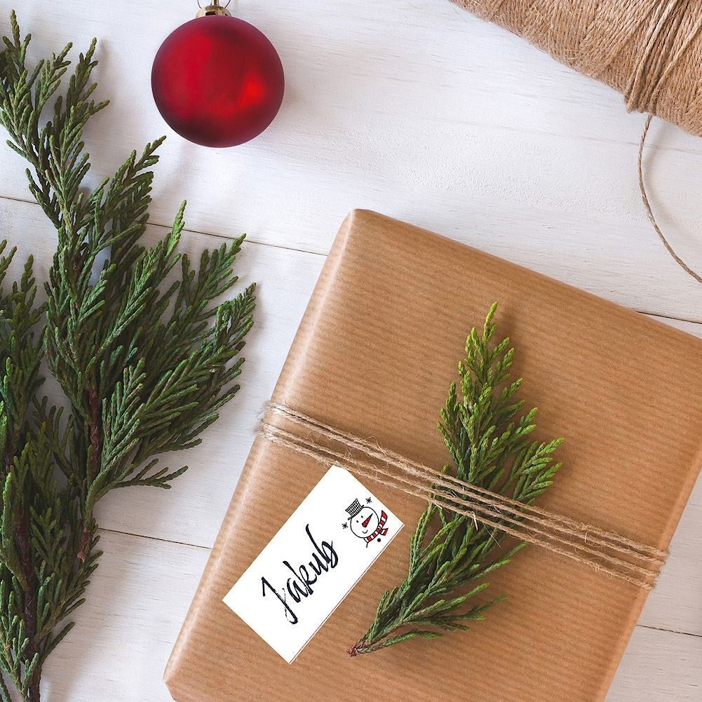 23-pack Christmas gift stickers for children and adults in 4 colours