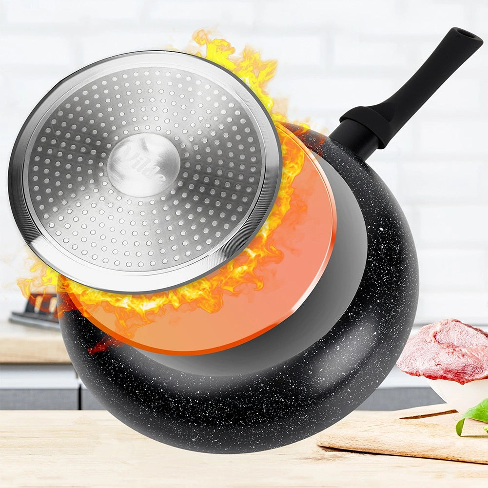 24 cm Non-Stick Granite Frying Pan, Dishwasher Safe