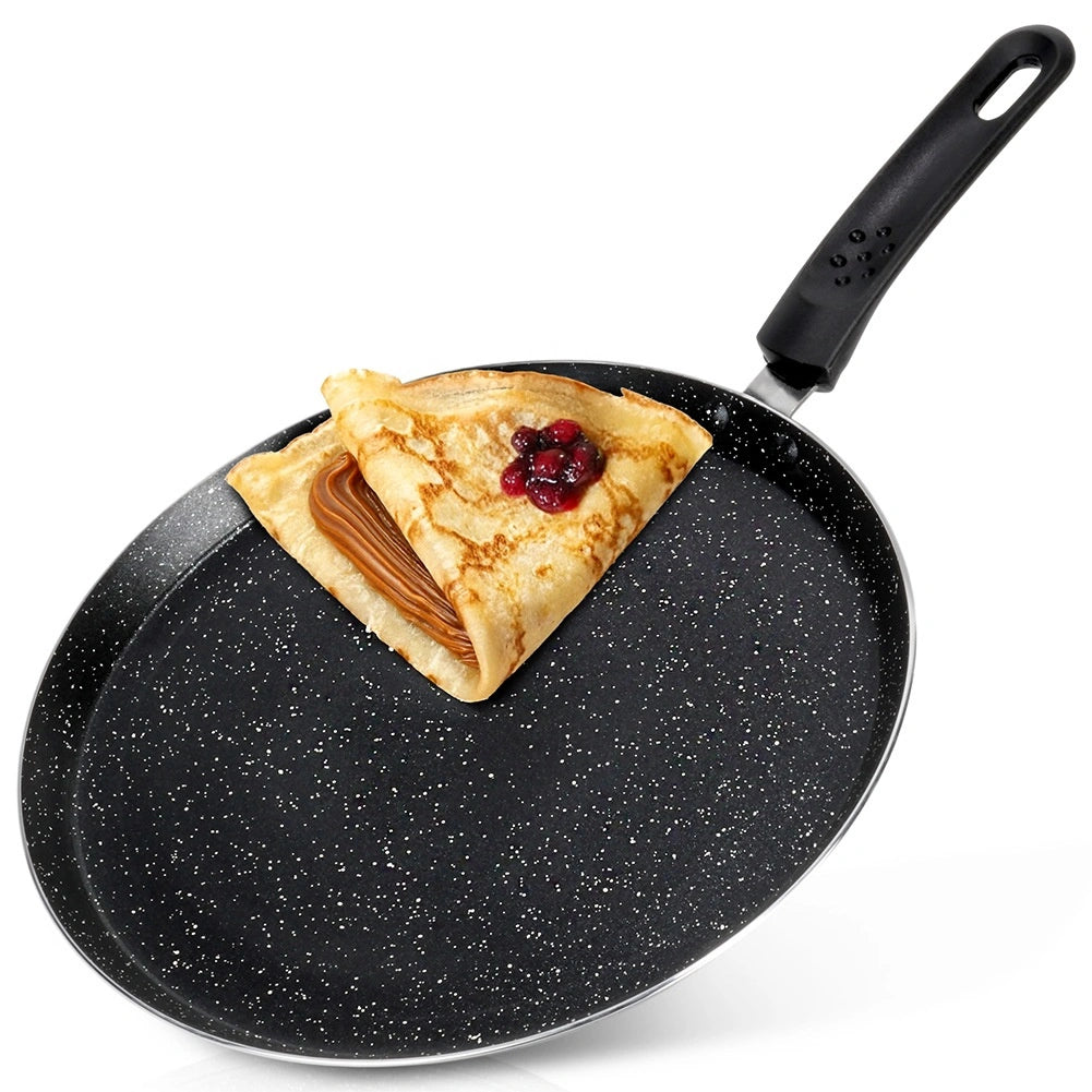 28 cm Non-Stick Granite Crepe Pan for All Stoves