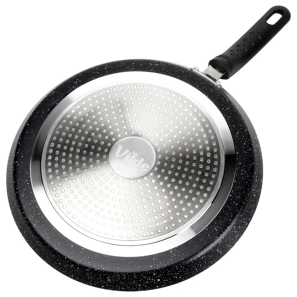 28 cm Non-Stick Granite Crepe Pan for All Stoves