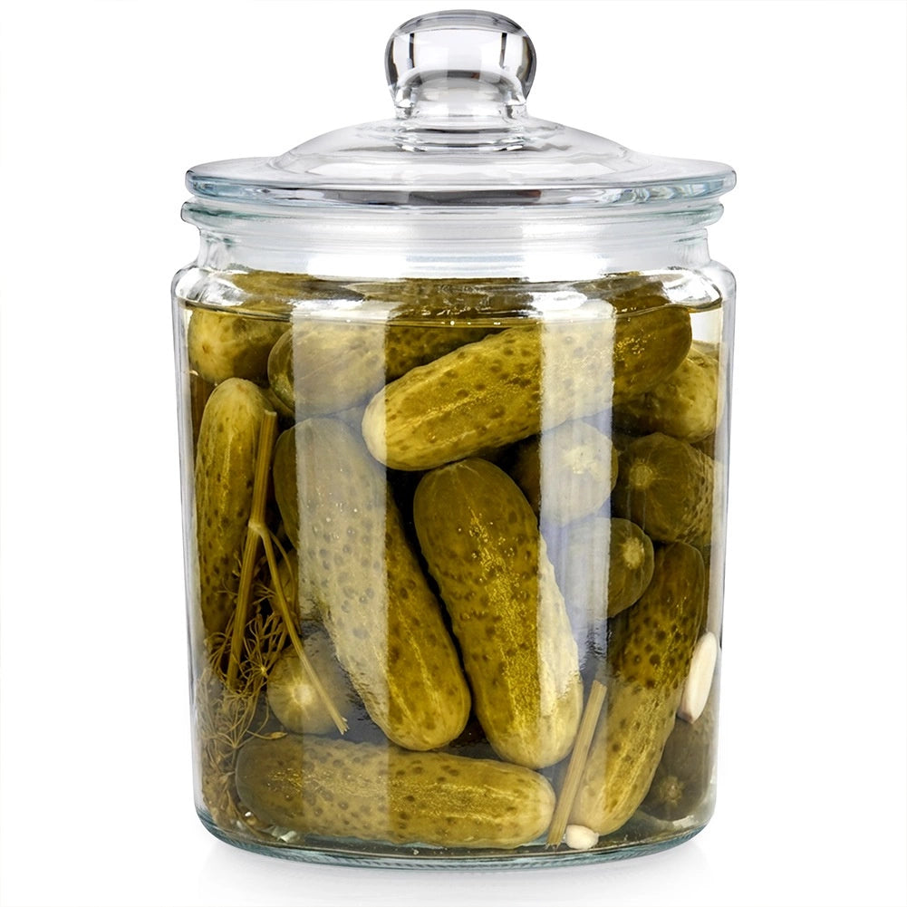 2L Glass Food Storage Container with Airtight Lid