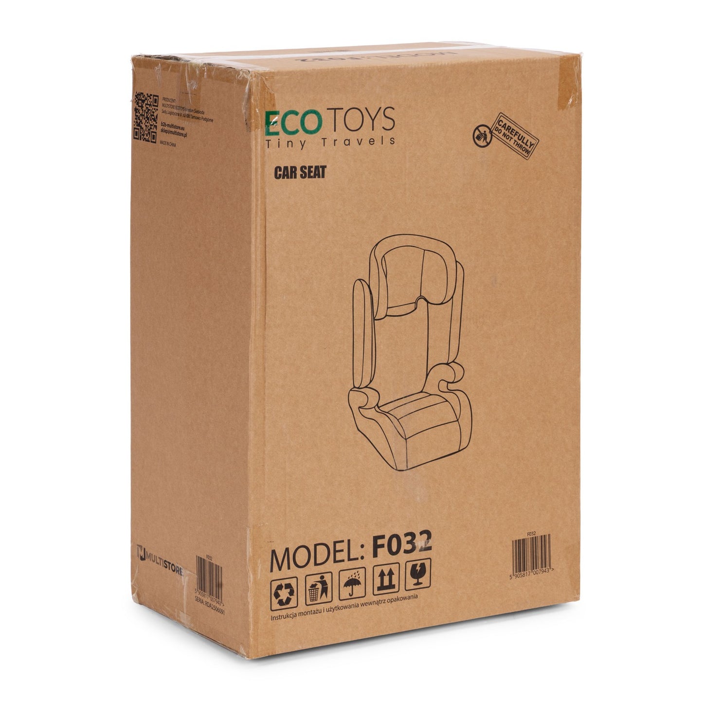 2-in-1 Child Car Seat Booster, i-Size, 100-150 cm, Cup Holder