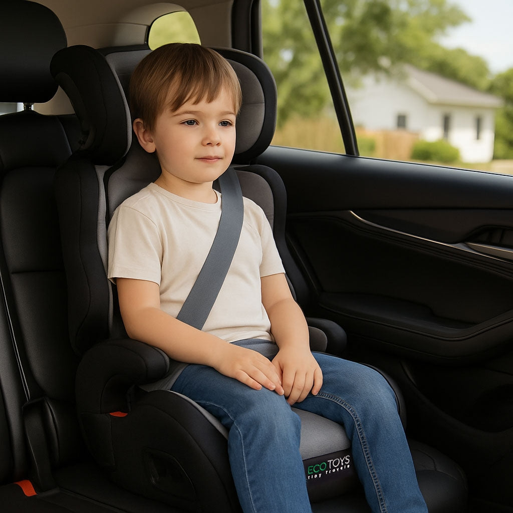 2-in-1 Child Car Seat Booster, i-Size, 100-150 cm, Cup Holder
