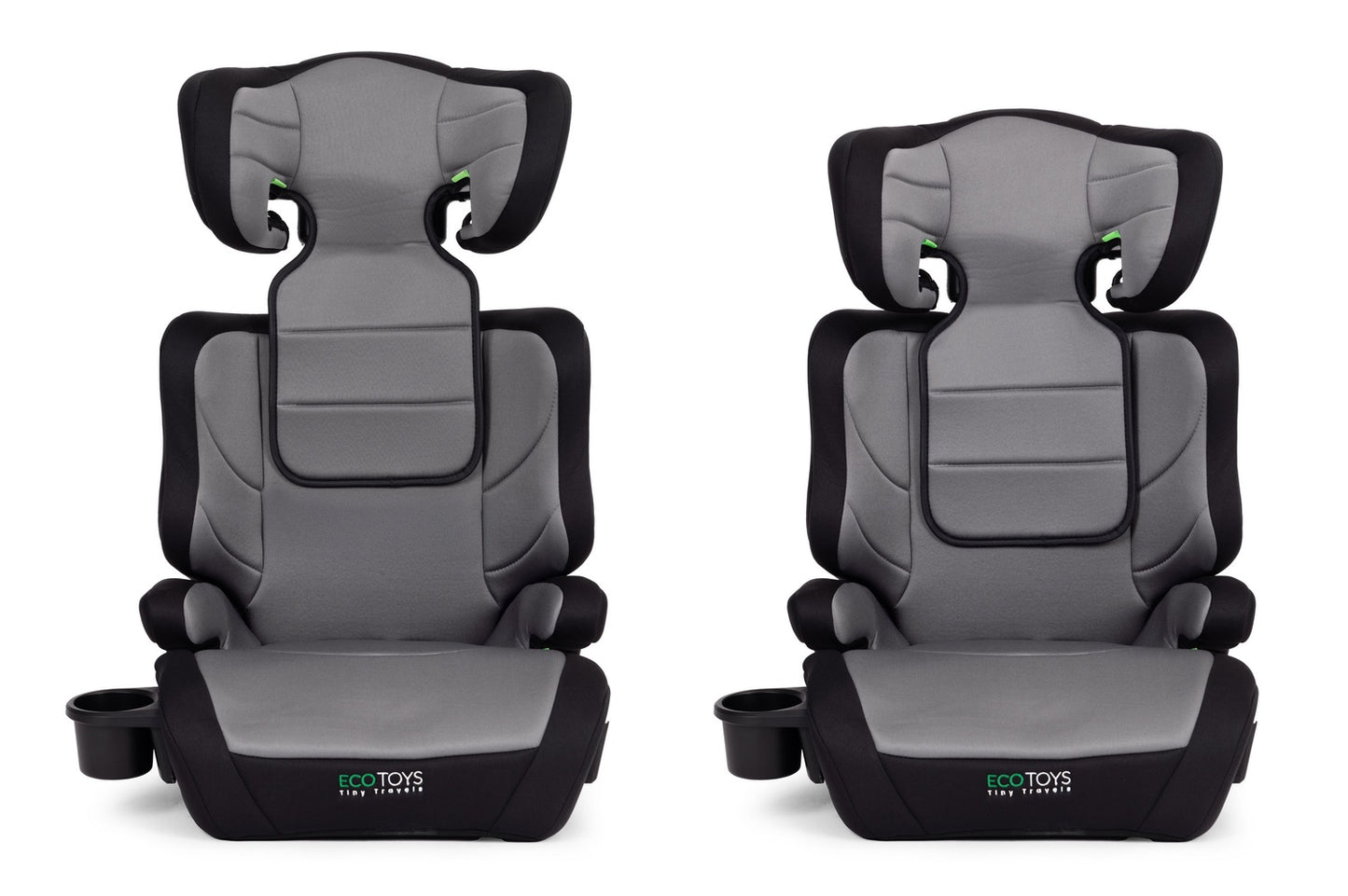 2-in-1 Child Car Seat Booster, i-Size, 100-150 cm, Cup Holder