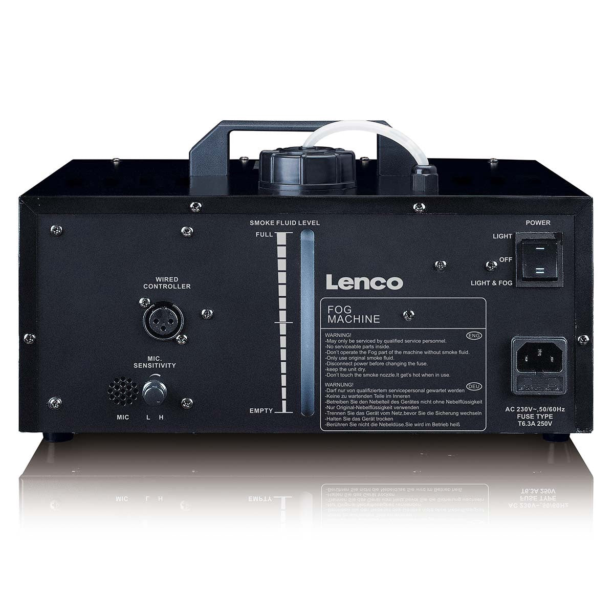 2-in-1 RGB Light and Fog Machine, Remote Control, 900W