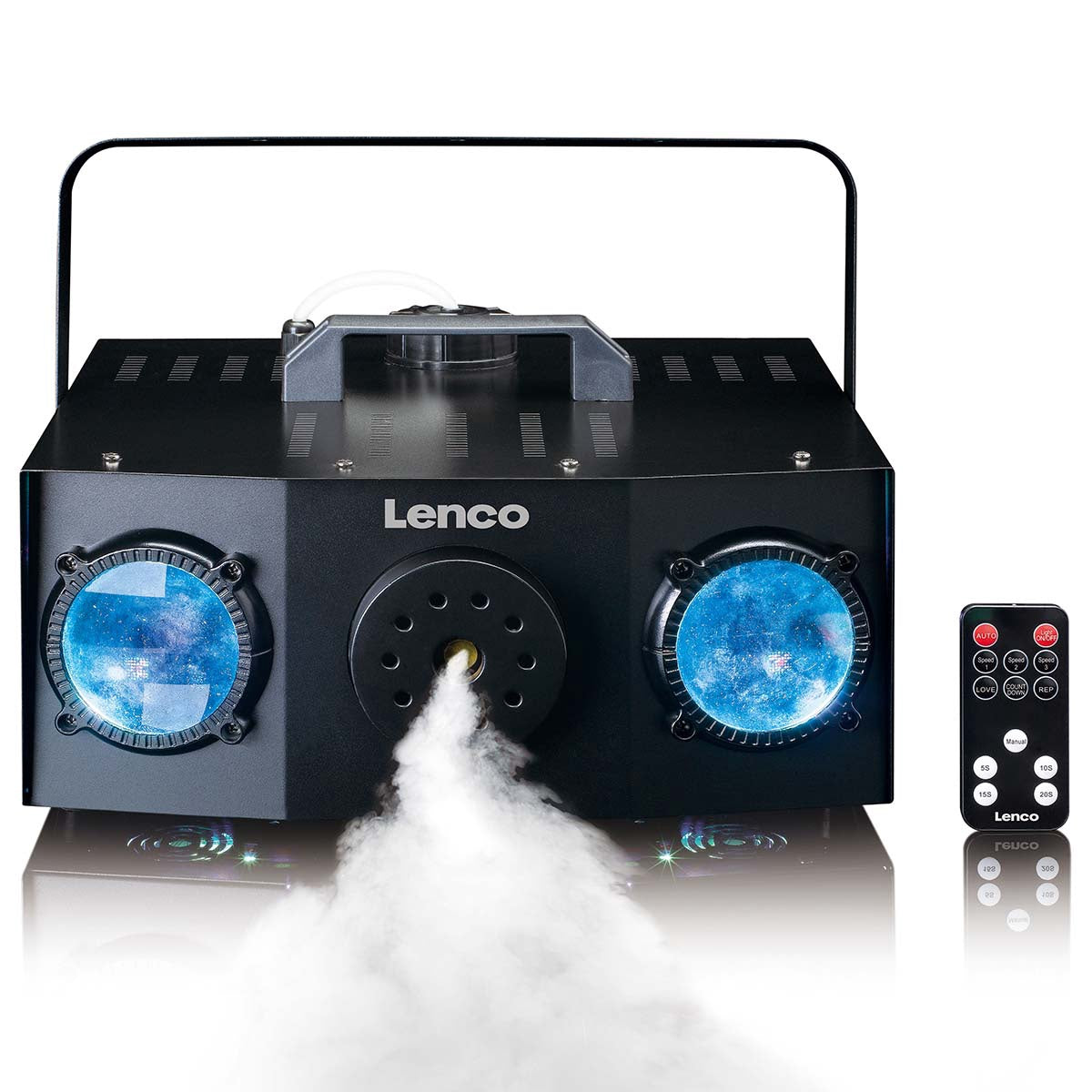 2-in-1 RGB Light and Fog Machine, Remote Control, 900W