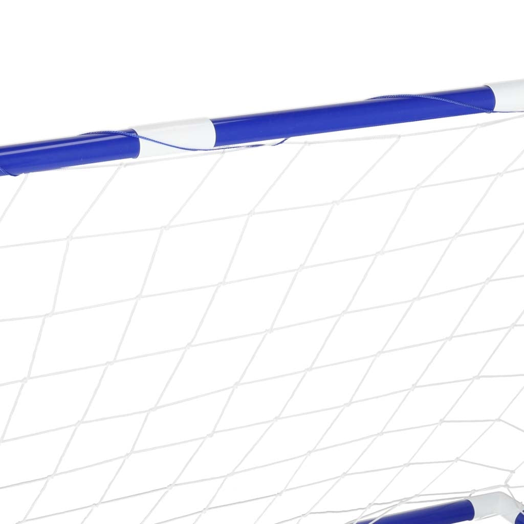 2-in-1 Soccer Goal & Basketball Hoop Set with 2 Balls