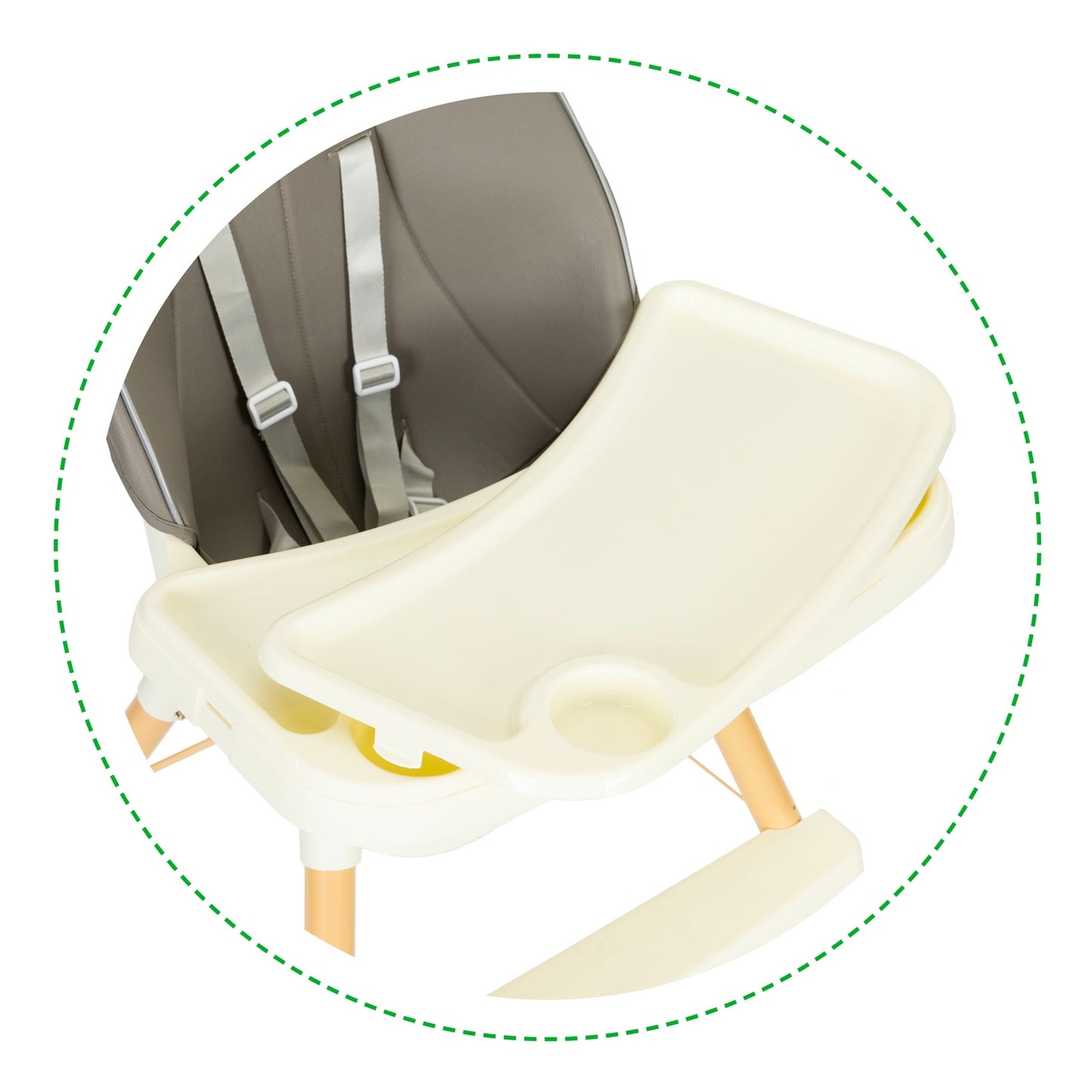 2in1 children's feeding chair ECOTOYS