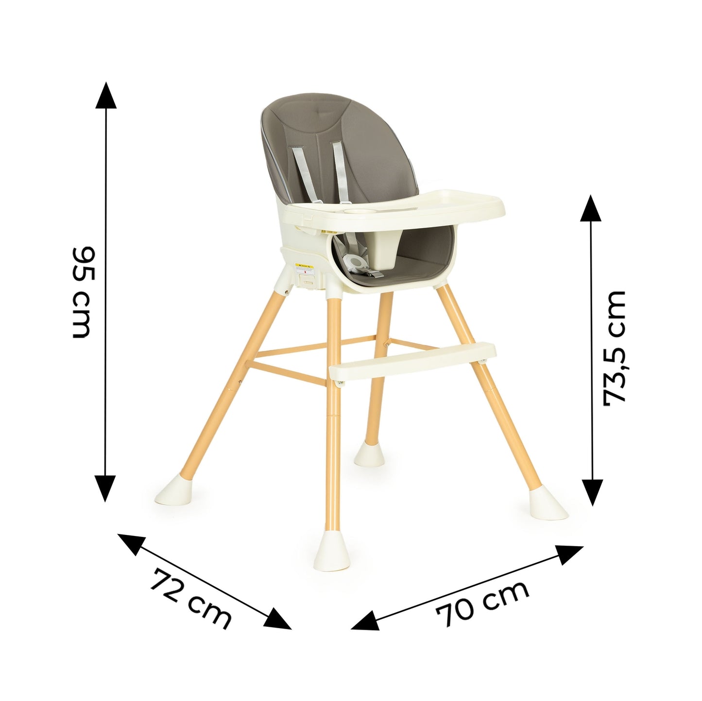 2in1 children's feeding chair ECOTOYS