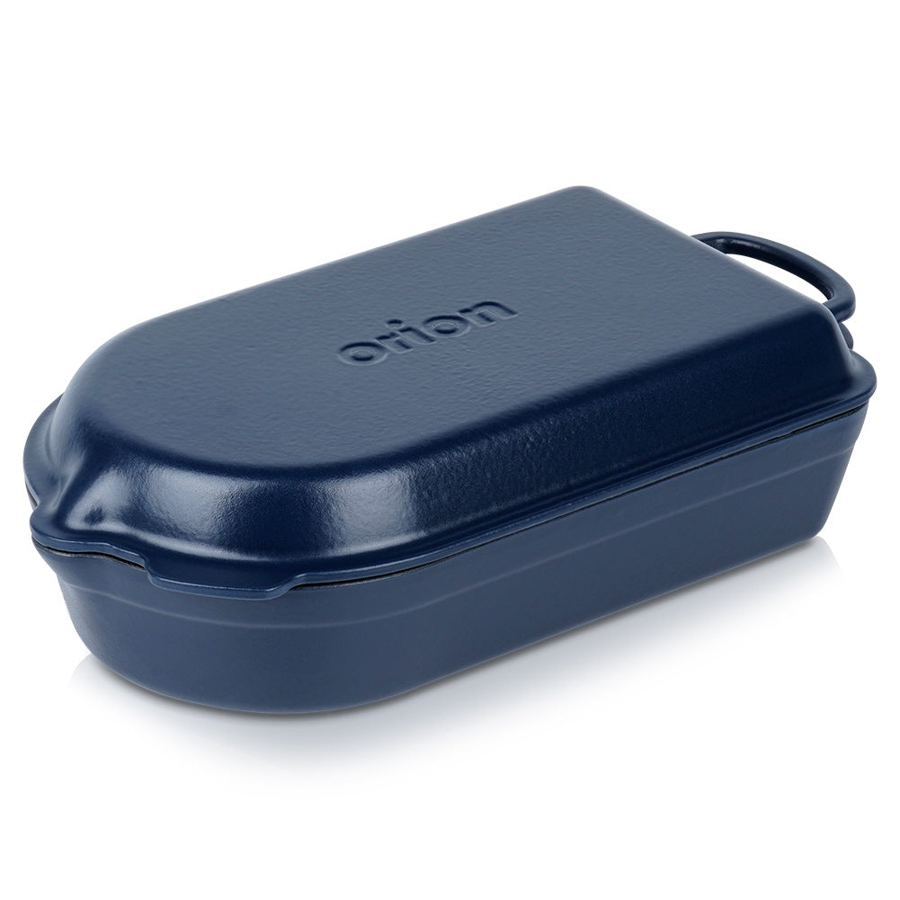 2in1 enameled cast iron roasting pan LITINA 4/2 l