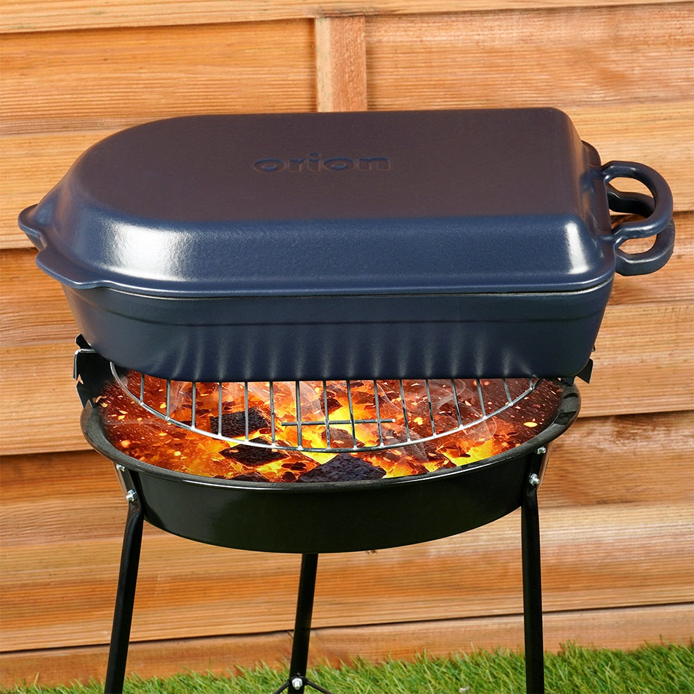 2in1 enameled cast iron roasting pan LITINA 4/2 l