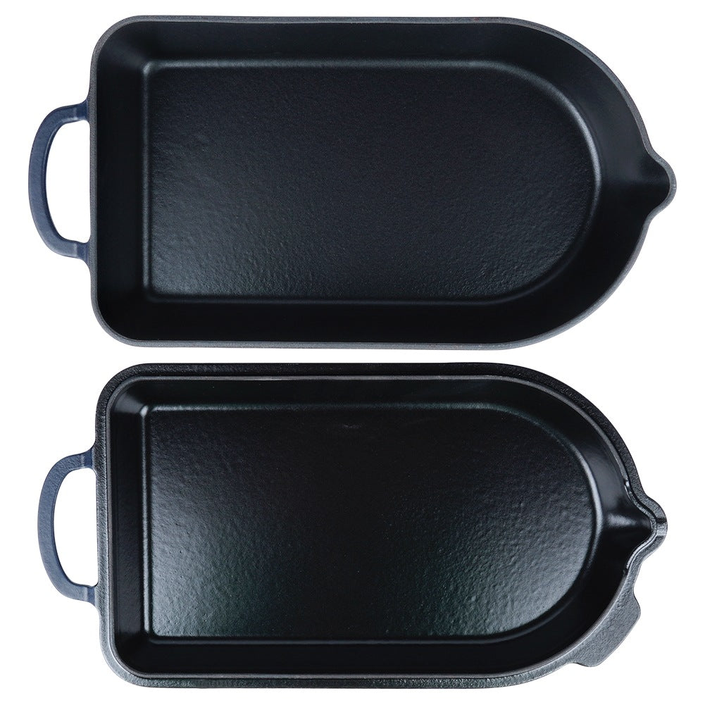 2in1 enameled cast iron roasting pan LITINA 4/2 l