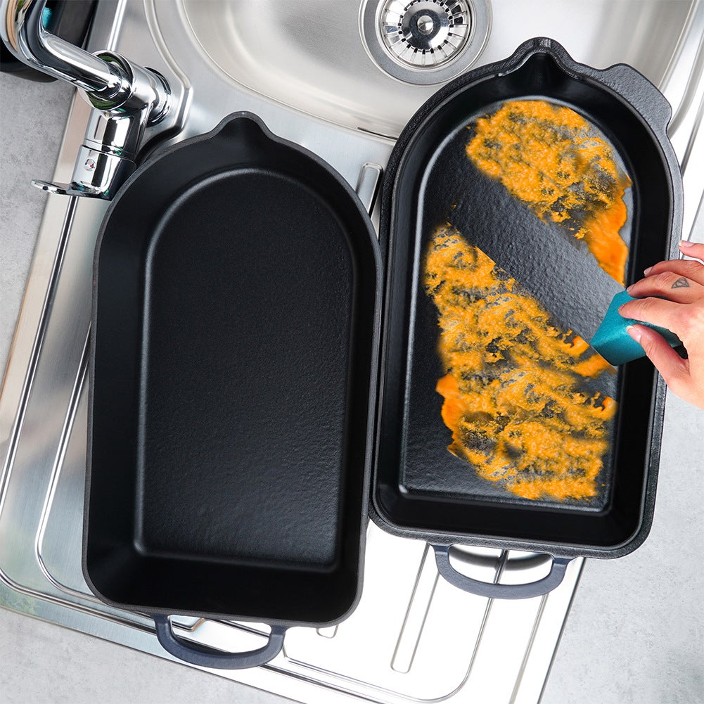 2in1 enameled cast iron roasting pan LITINA 4/2 l