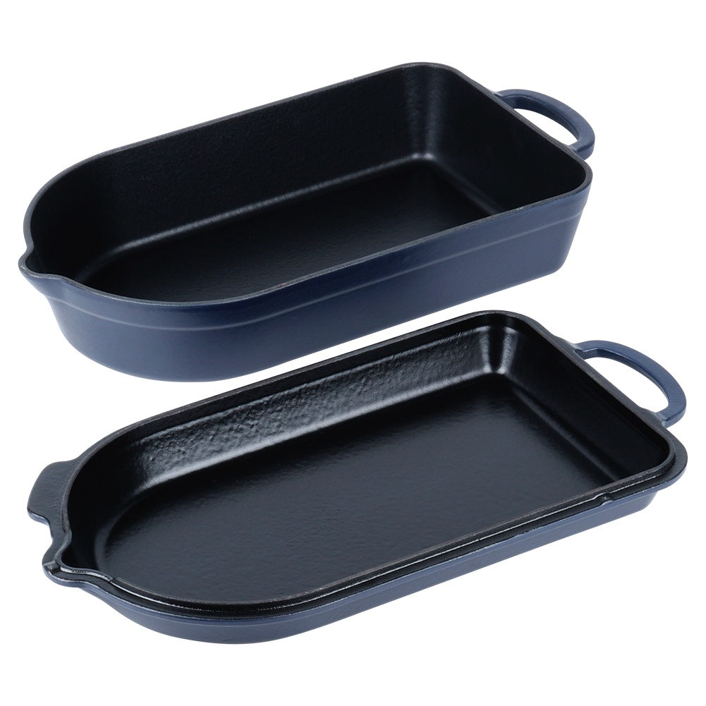 2in1 enameled cast iron roasting pan LITINA 4/2 l