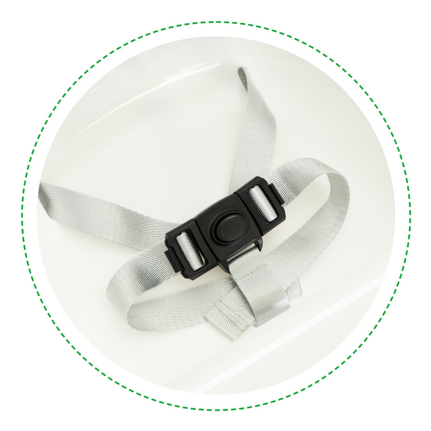 2in1 feeding chair, white ECOTOYS