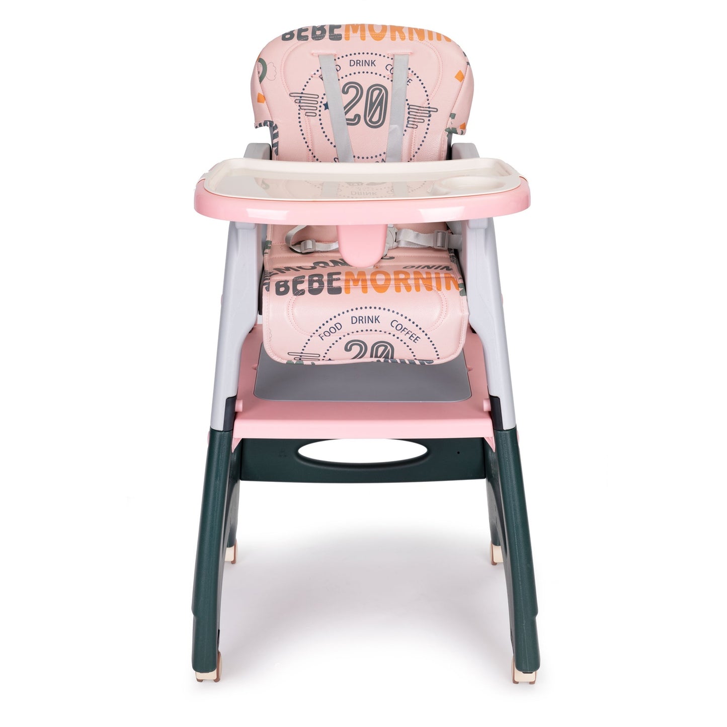 2-in-1 high chair, children's table seat