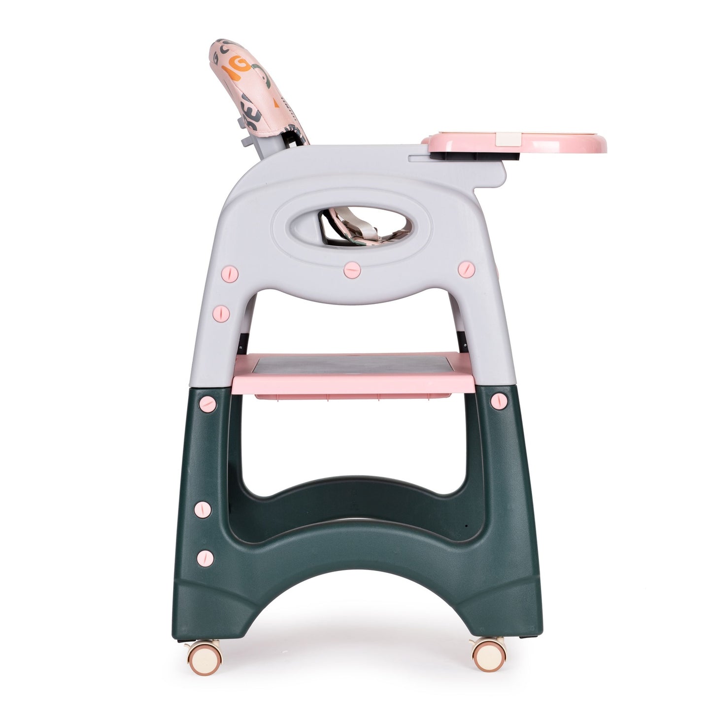 2-in-1 high chair, children's table seat