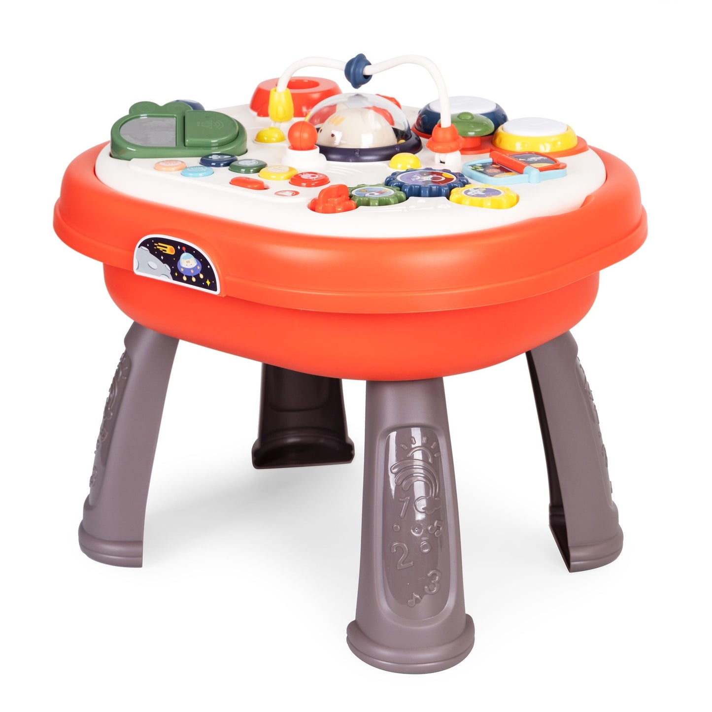 2-in-1 interactive educational panel table for blocks