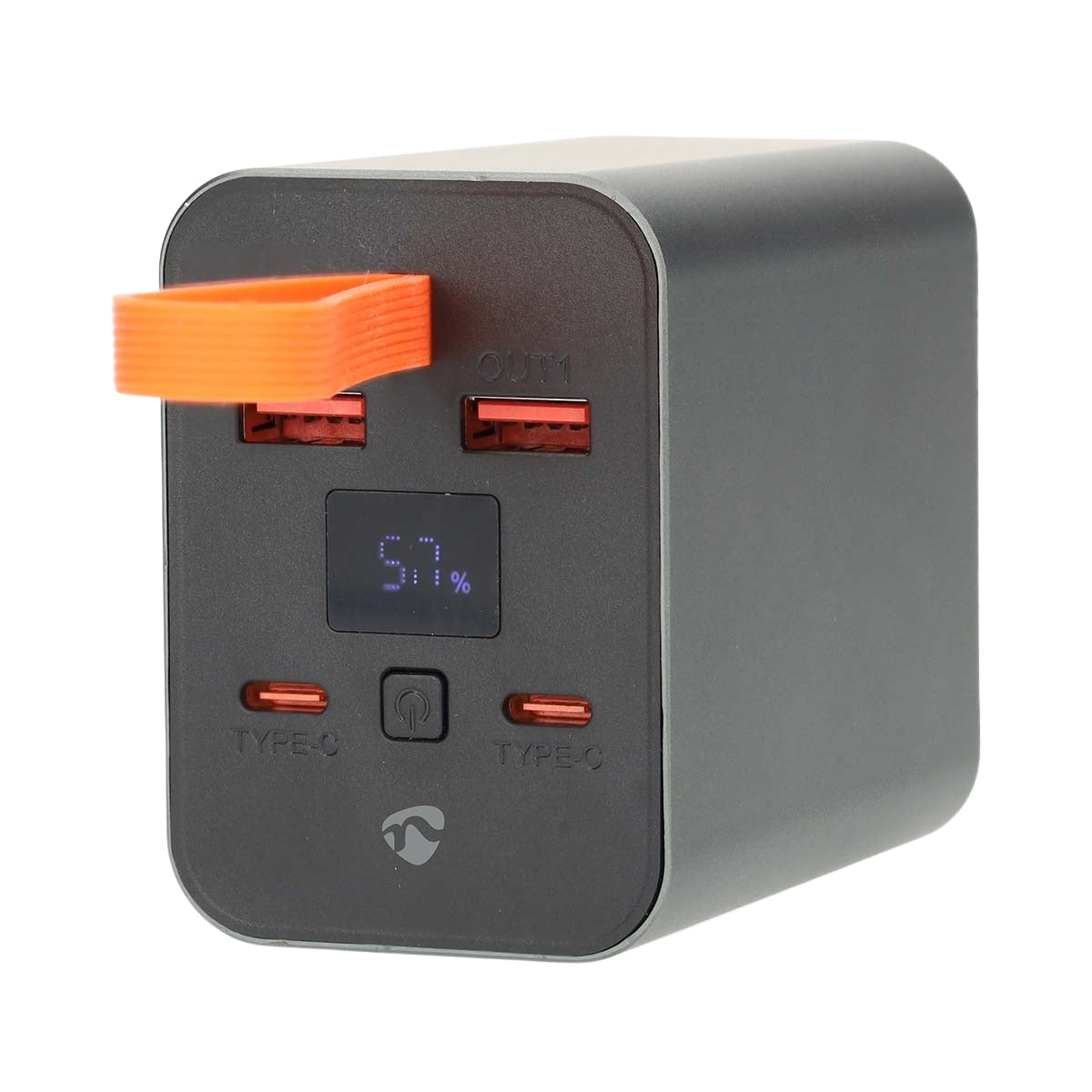 30,000 mAh Power Bank, 4 Ports, USB-C & USB-A, PD & QC
