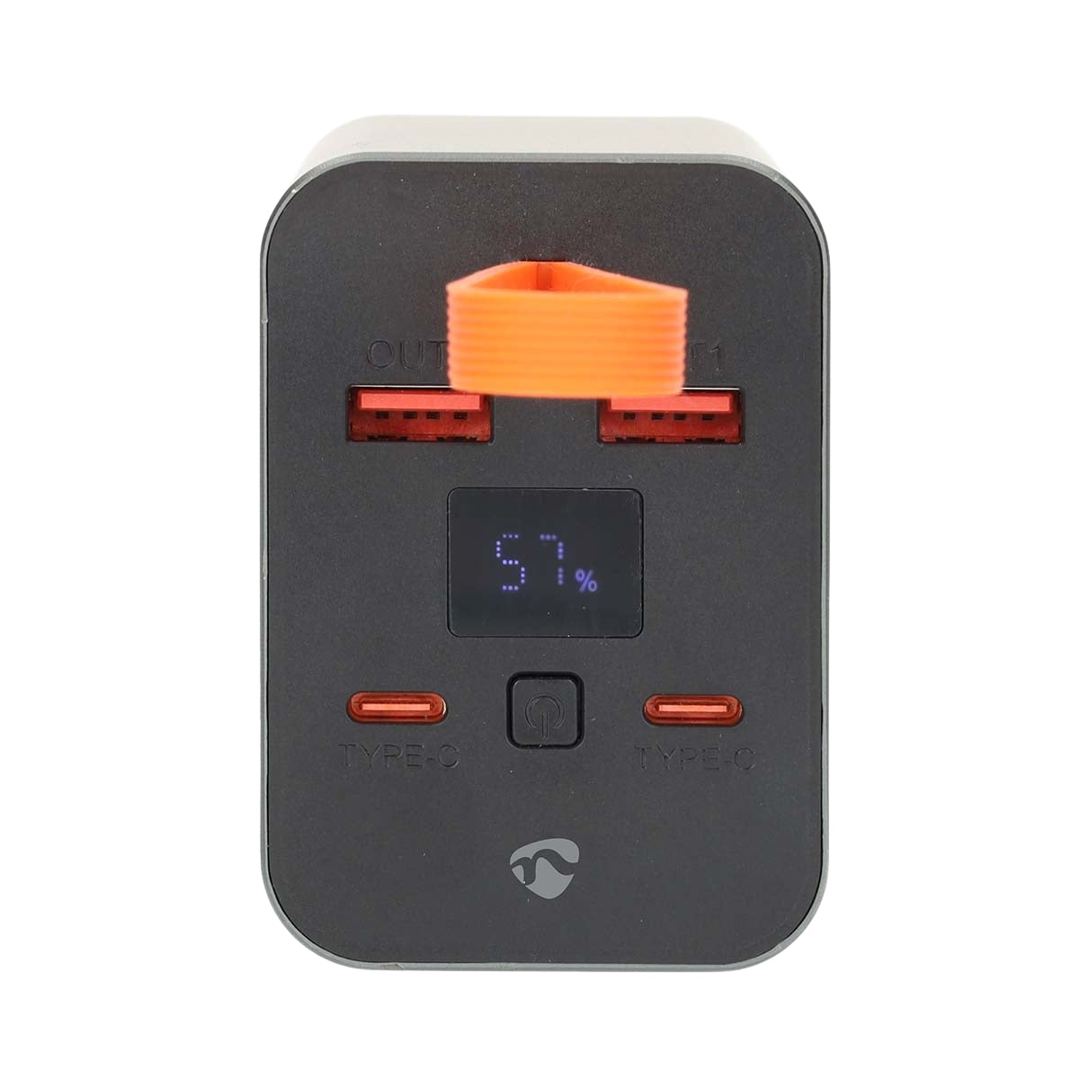 30,000 mAh Power Bank, 4 Ports, USB-C & USB-A, PD & QC