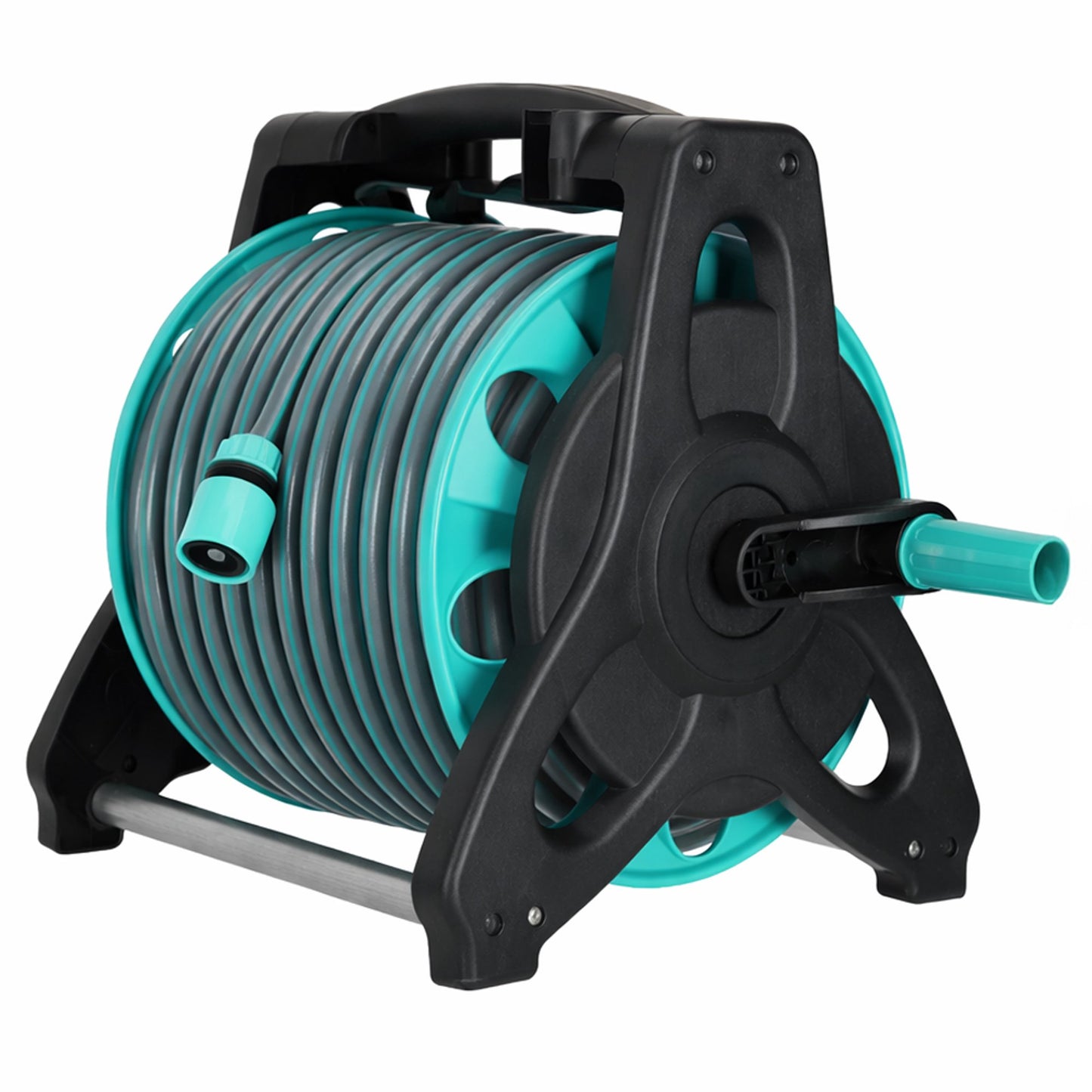 30m Garden Hose Reel on Stand with Spray Gun