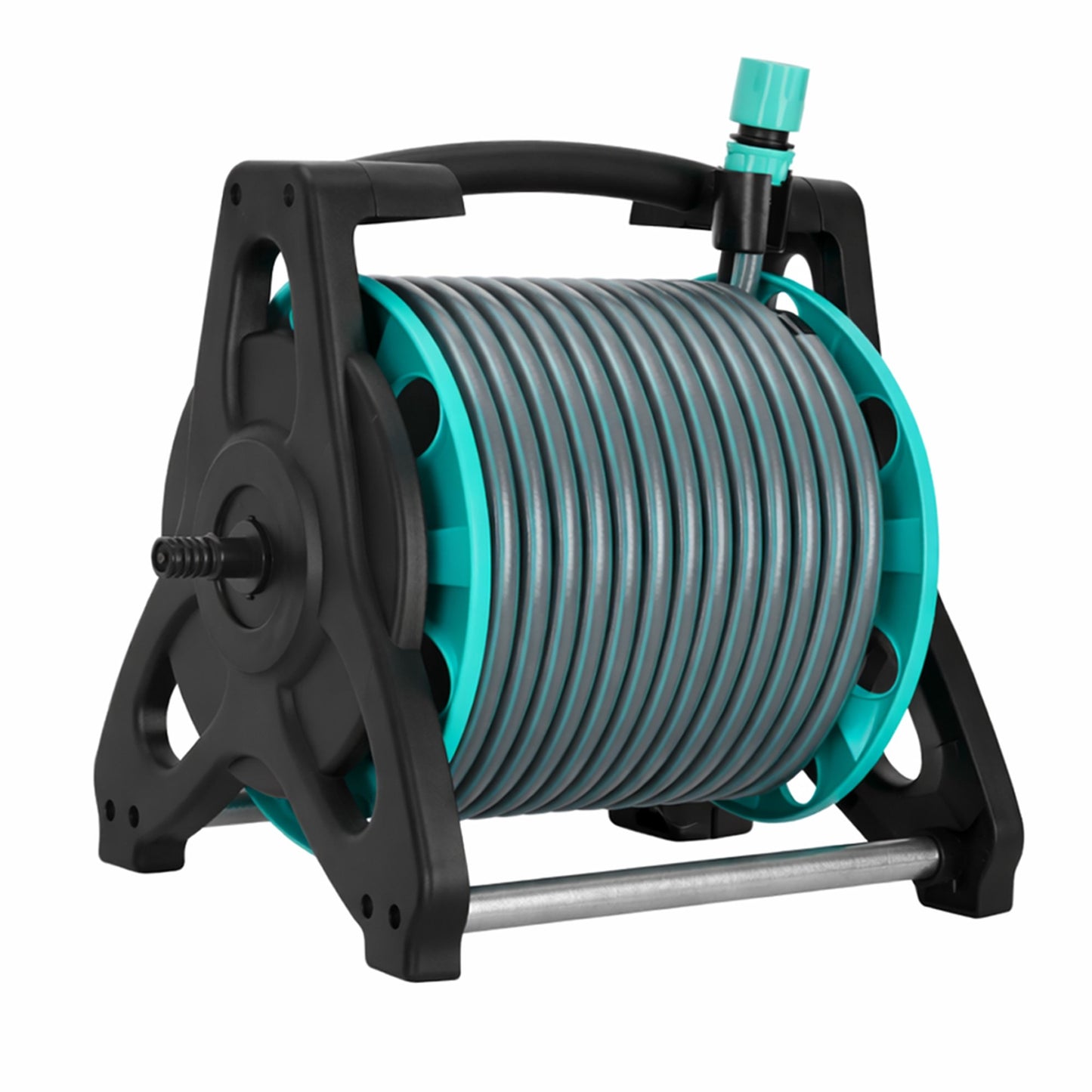 30m Garden Hose Reel on Stand with Spray Gun