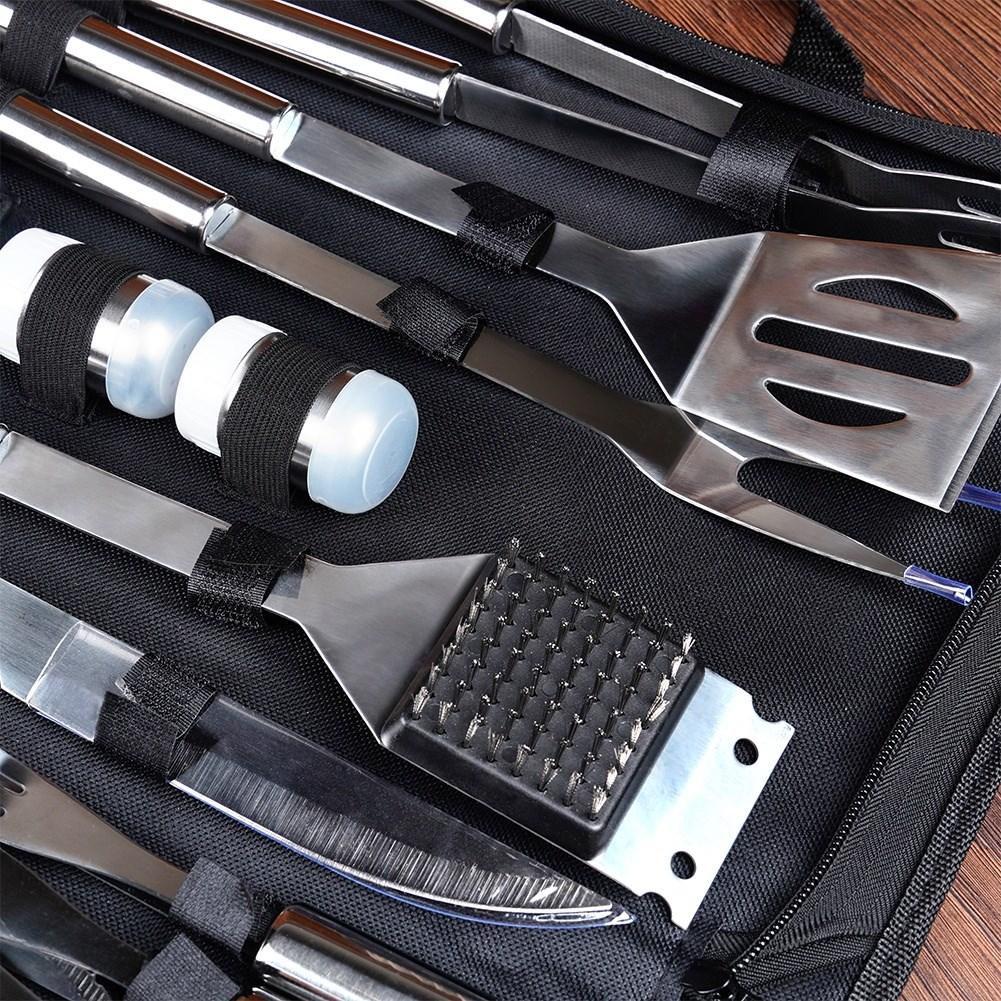 33-piece Grill Set in Stainless Steel with Practical Case