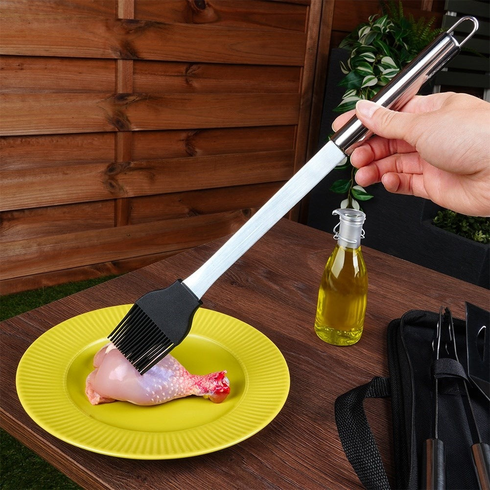 33-piece Grill Set in Stainless Steel with Practical Case