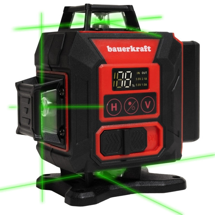 360° 4D Green Laser Level, 16 Lines