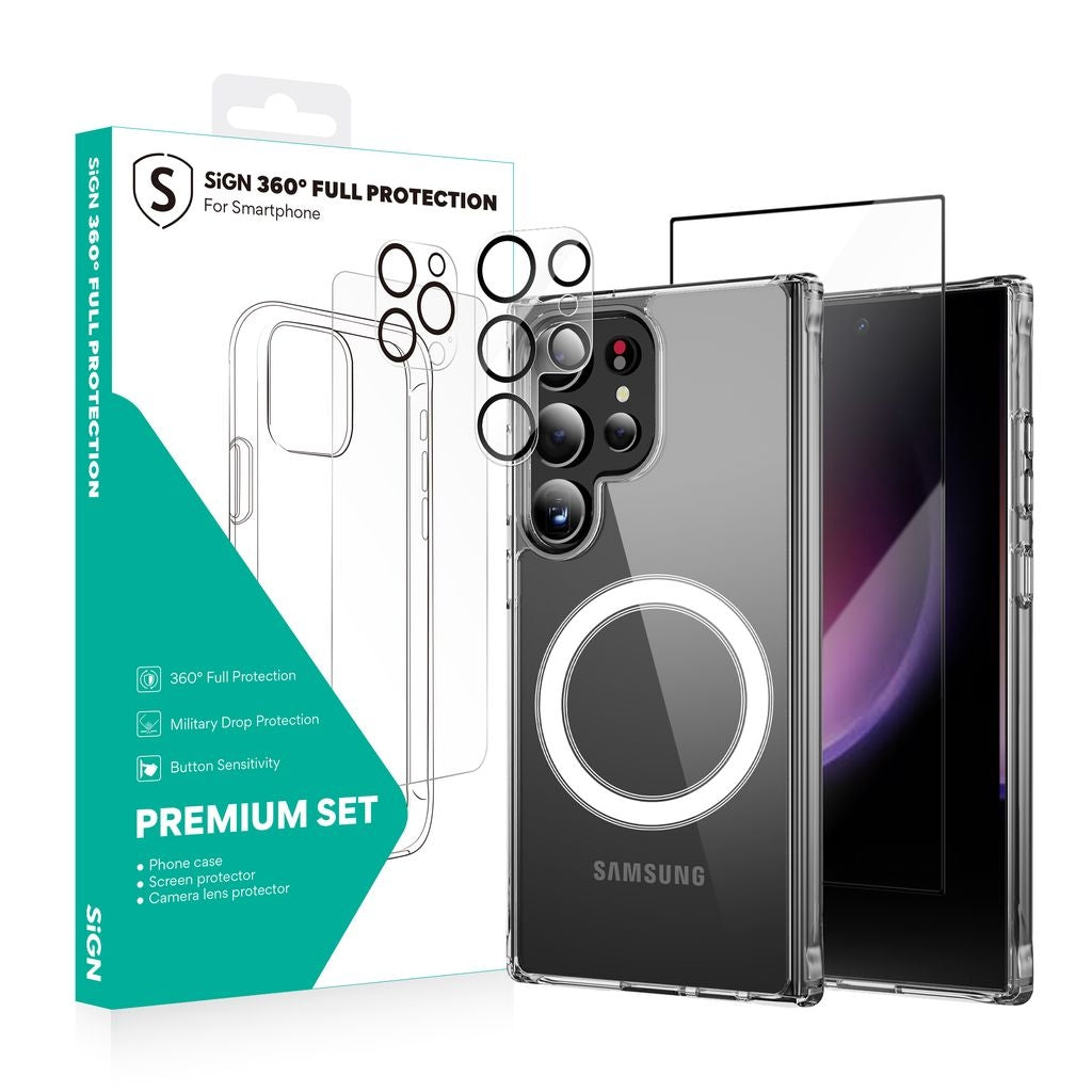 360 Complete Protection Package for Samsung Galaxy S24 Ultra