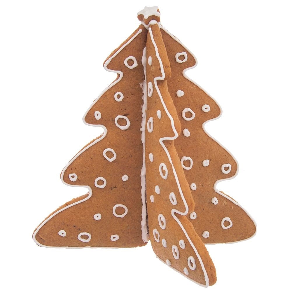 3D Gingerbread Tree Set - Christmas tree shapes in Stainless Steel