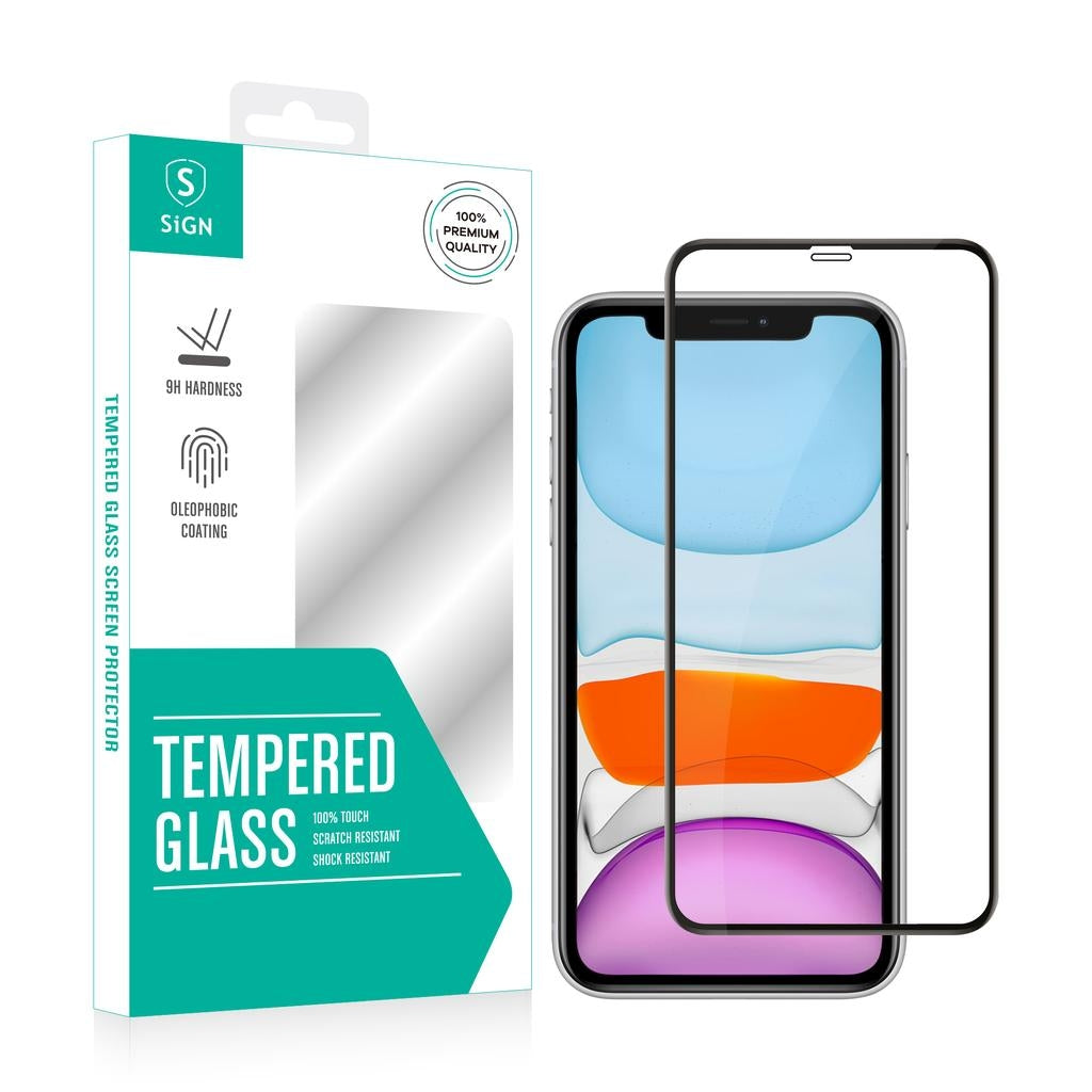 3D Tempered Glass Screen Protector with Dust Mesh for iPhone XR & iPhone 11