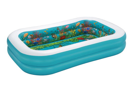 3D Undersea Adventure Family Pool, 2.62m x 1.75m x 51cm