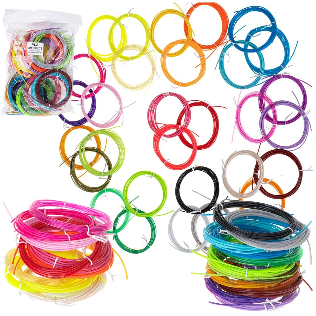 3D filament pen refills 30pcs x 3m