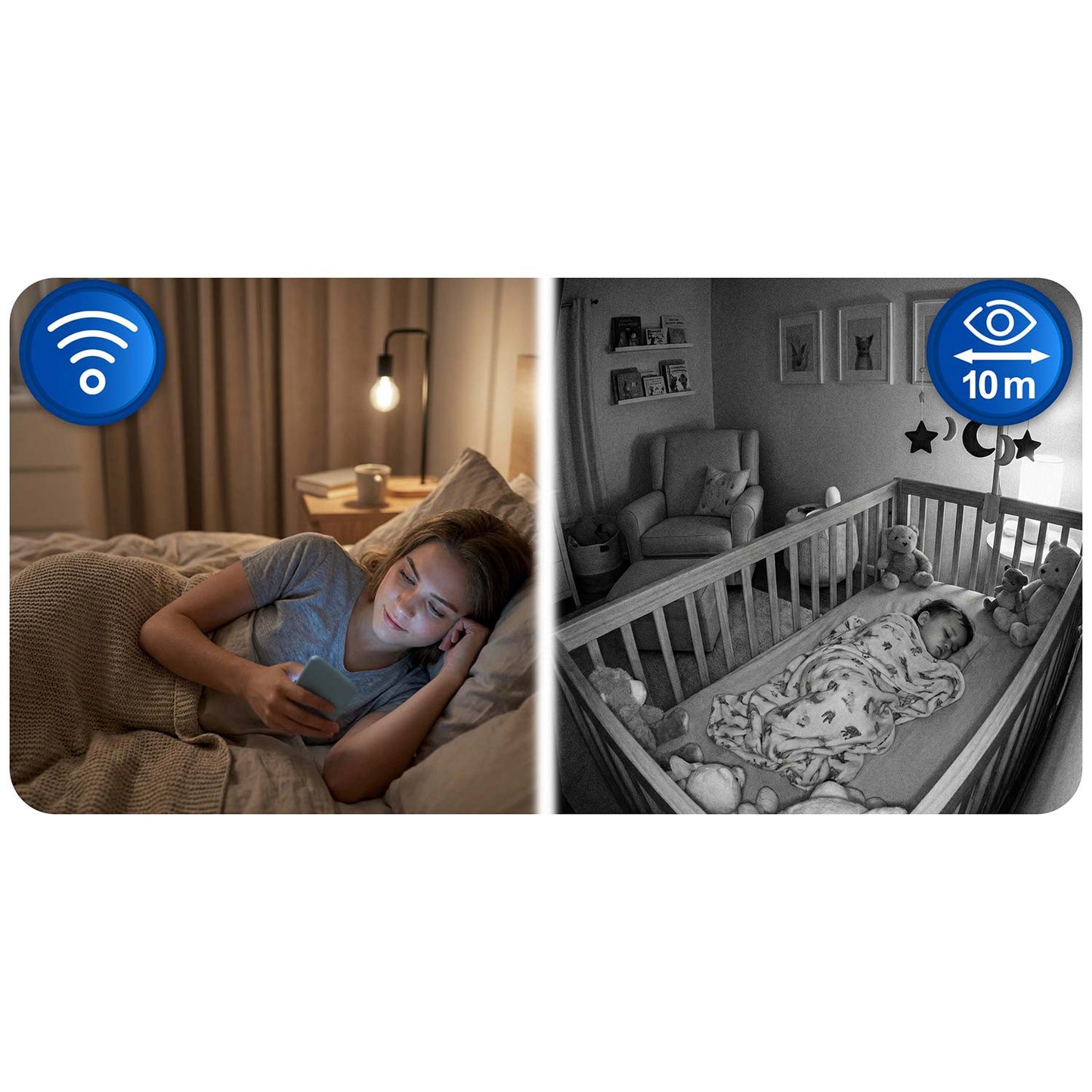 3MP WiFi PTZ IP Camera with Night Vision & Audio