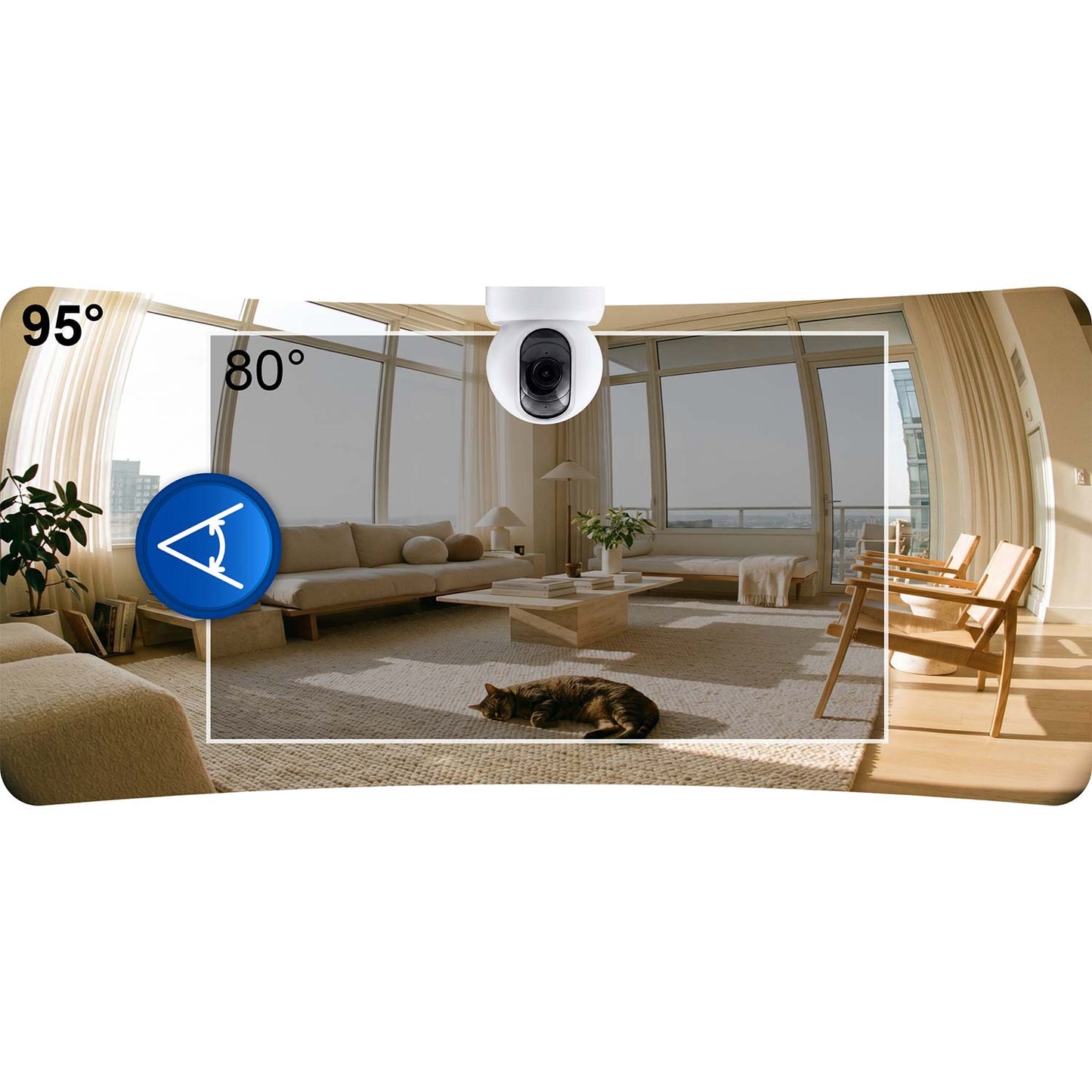 3MP WiFi PTZ IP Camera with Night Vision and Audio